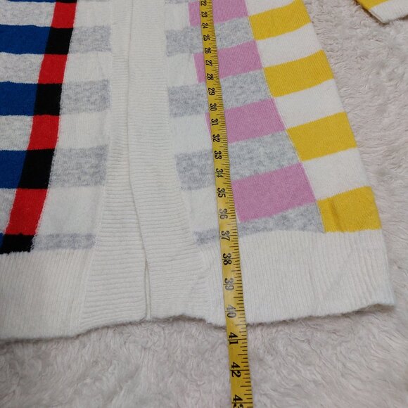 LEGO Collection x Target Multicolor Block Stripe Long Duster Knit Cardigan S - Picture 5 of 8